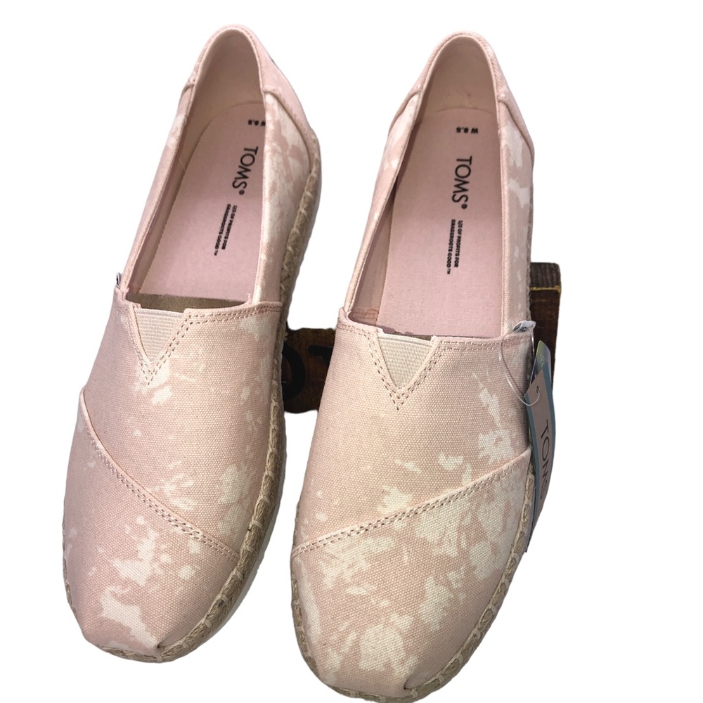 TOMS Alpargata Platform Rope Rope Platform Slip On Ortholite Shoes Size 8.5 - Picture 8 of 17